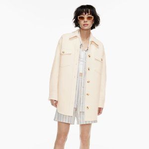 Wilfred Free - The Ganna Shirt Jacket in Heather Bone